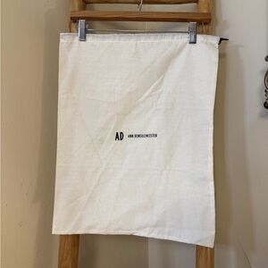Ann Demeulemeester White Dust Bag 19"x19"